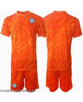 Günstige Chelsea Torwart Heimtrikotsatz Kinder 2024-25 Kurzarm (+ Kurze Hosen)